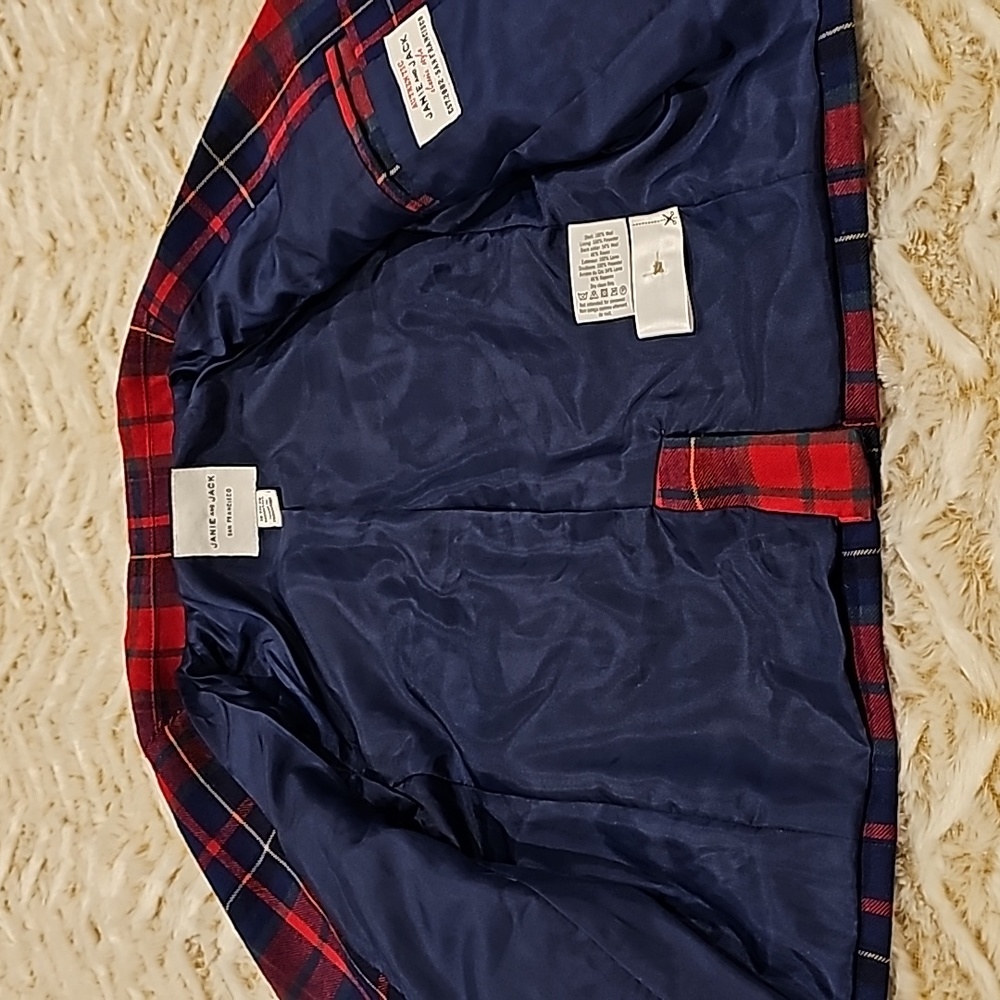 Janie and Jack plaid blazer - Picture 8 of 9